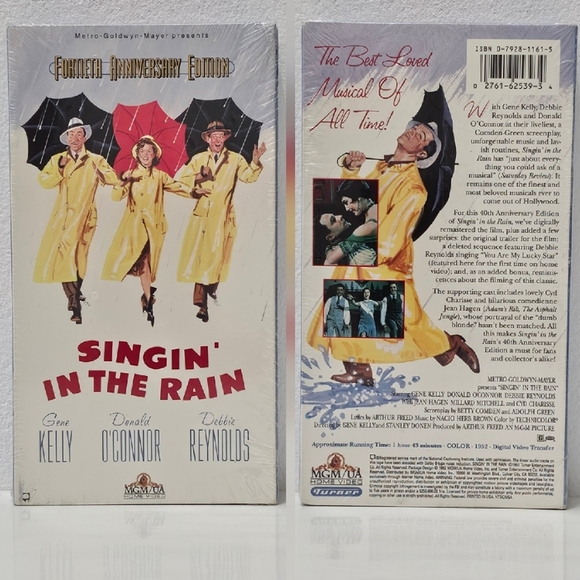 Singing in the Rain Movie VHS Tape - Picture 13 of 13